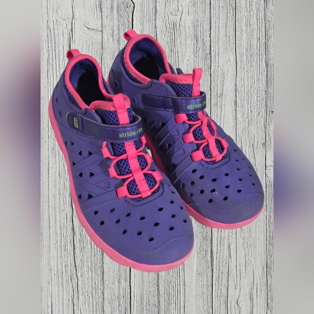 Stride Rite Purple and Pink Kids Shoes